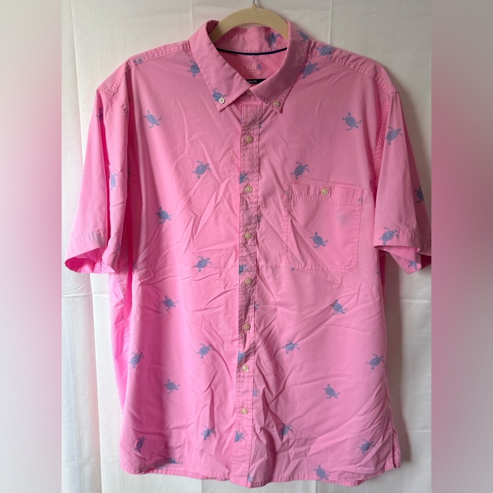 Croft & Barrow Turtle Print Casual Shirt